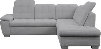 WERK2 Ecksofa Bonny inkl. Kopfteilverstellung, Bettfunktion, Stauraum, Breite 265cm, Komfortwunder mit Schlaffunktion, verstellbarem Kopfteil & Stauraum.