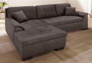 Home affaire Ecksofa Bergen, wahlweise mit Bettfunktion L-Form