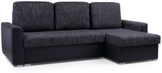 MOEBLO Ecksofa SILVA, Eckcouch mit Bettfunktion Couch L-Form Polstergarnitur Wohnlandschaft Polstersofa mit Universelle Ottomane Couchgranitur Sofa, mit Schlaffunktion und Bettkasten, - (BxHxT): 237x89x90 cm