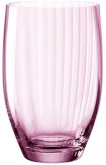 Leonardo Trinkglas Poesia, Wasserglas, Saftglas, Glas, Kristallglas, Rose, 460 ml, 022379