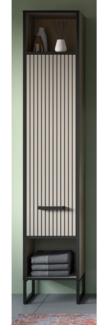 Badezimmer Hochschrank Scana in sand 30 x 192 cm