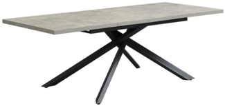 DUBI Möbel Esstisch MALTE, X-Gestell, 140-220cm, 4-8 Personen