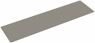 vidaXL Teppichläufer Sisal-Optik Silbern 80x300 cm 355802