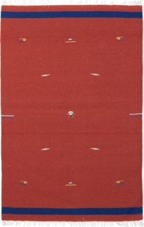 Morgenland Kelim Teppich - Trendy - 180 x 120 cm - rot