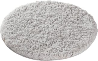 my home Badematte Micro exclusiv, Badvorleger, Badezimmer Teppich, Höhe 55 mm, rutschhemmend beschichtet, fußbodenheizungsgeeignet, schnell trocknend, strapazierfähig, Polyester, rund, Badteppich, Badematten auch als 3 teiliges Set & rund erhältlich