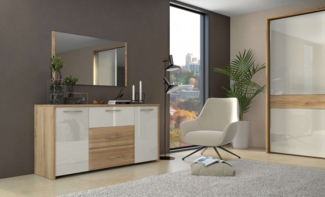 Home affaire Wandspiegel Gala, 123x65 cm, FSC®-zertifizierter Holzwerkstoff, melaminbeschichtet, pflegeleicht