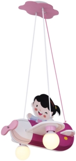 Hängeleuchte Kinderzimmer Hängelampe Kinder Kinderzimmerlampe Rosa 15728