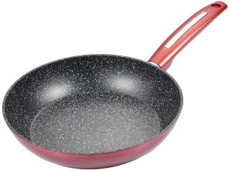 Schäfer Pfannen Hochwertiges Kochgeschirr – Für Perfektes Kochen und Braten Bratpfanne Ø24cm Metallic Red