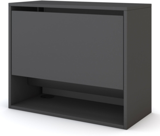 ASSMANN Wandsekretär Cubas Basic Anthrazit 80 x 36 x 66 cm Holz