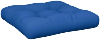 vidaXL Palettenkissen Blau 58x58x10 cm Stoff 360910