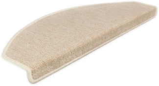 Metzker® Stufenmatte Stufenmatten Rambo New Halbrund SparSet - Beige 15 Stück, halbrund, Höhe: 5 mm, 15 Stück im Set - Beige