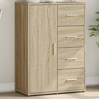 vidaXL Sideboard Sonoma-Eiche 60x31x84 cm Holzwerkstoff 840508