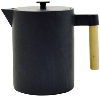 JA-UNENDLICH Teekanne Kohi, 1.2 l, aus Gusseisen handgefertigt im Sandgussverfahren, innen emailliert