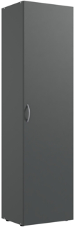 Mehrzweckschrank >MRK Multiraumkonzept< 1 Boden, 1 Stange, in GRAPHIT - 30x185x68cm (BxHxT)