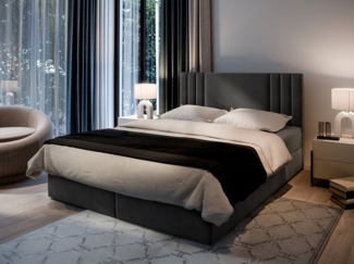 Masseno Boxbett BRES 160x200 cm mit Bonell Matratze und Topper