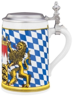 Seltmann Weiden Bayern Bierkrug mit Deckel 0,75 l - DS