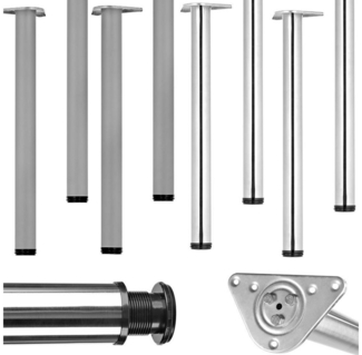 Mucola Möbelfuß Hairpins Tischgestellt Tisch Untergestell, (Stück, 4-St, 4er Set), Pulverbeschichtet