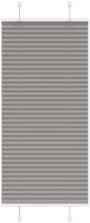 vidaXL Plissee Anthrazit 65x100 cm Stoffbreite 64,4 cm Polyester 4015068