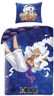 One Piece Bettwäsche Set aus Baumwolle Bettdeckenbezug 140 × 200 cm mit 70 × 90 cm Kissenbezug