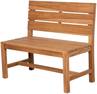 Teakholz Gartenbank Lewes ohne Armlehnen 100 cm