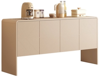 Odikalo Sideboard Minimalistischer Stil Sideboard mit 4 Türen und Rückstoßvorrichtung