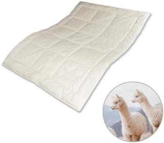 Traumschlaf Premium Alpaka Ganzjahresdecke medium, Füllung: 100% Alpakawolle|135x200 cm