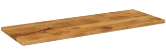 vidaXL Tischplatte 140x50x2,5 cm Rechteckig Massivholz Mango 371594