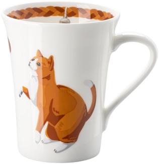 Hutschenreuther Becher My Mug Katze - Hauskatze Becher mit Henkel 0,4 l, Bone China, Tassen