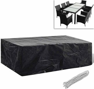 Gartenmöbel-Schutzhülle 8 Ösen 300x140x90 cm