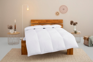 Älgdröm Gänsedaunenbettdecke Luleå Bettdecke 135x200 cm, 155x220 cm, Füllung: 100% Gänsedaunen, Bezug: 100% Baumwolle, Bettdecken, Sommer, Winter, Allergiker geeignet (Hausstauballergiker)