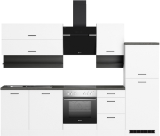 KOCHSTATION Küchenzeile Betty, Breite 280 cm, mit E-Geräten von Bauknecht