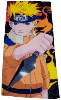 Naruto Strandtuch Großes Badehandtuch aus Baumwolle für Anime-Fans 140x70 cm