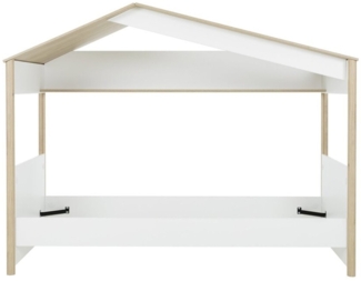 Calicosy Hausbett 90x200 cm – MATIS - Weiß/Holz