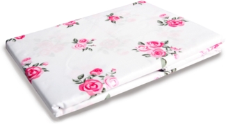 Bettwäsche 2-tlg. - 100% Mikrofaser, 135x200cm + 80x80cm Garnitur, kuschelig weicher Bettbezug - Bettdecke mit Reißverschluss ( Rose )