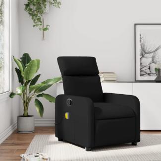 vidaXL Massagesessel Schwarz Kunstleder 374190