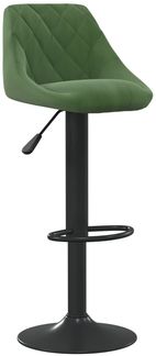 vidaXL Barhocker Dunkelgrün Samt [335341]