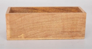 BURI Aufbewahrungsbox Mangoholz Holzkiste Organizer Holzbox Aufbewahrungsbehälter Sammelbox Universalbox Lagerbox