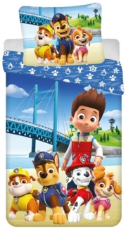 PAW PATROL Kinderbettwäsche Paw Patrol, Renforcé, 2 teilig