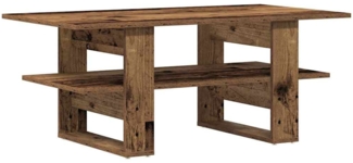 vidaXL Couchtisch Altholz-Optik 102x55x42 cm Holzwerkstoff 855850