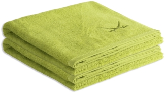 Sansibar Sylt Duschtücher Sansibar Sylt 2er Duschtuch Set Frottier-Serie „Classic“, 2-tlg, hochwertige Säbel Stickerei, pflegeleicht, hautfreundlich