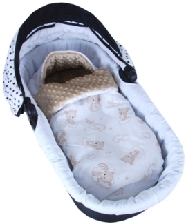 BabyLux Fußsack Sommerfußsack 90cm für Babyschale, Kinderwagen & Buggy Frühling Herbst