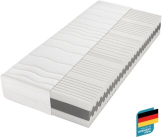 Komfortschaummatratze Gigant Trio – GOLD Komfortschaummatratze in Luxus-Bettenhöhe, Beco, 30 cm hoch, Luxus 30 cm Höhe, 7 Zonen, Wendematratze, erhältlich auch 140x200