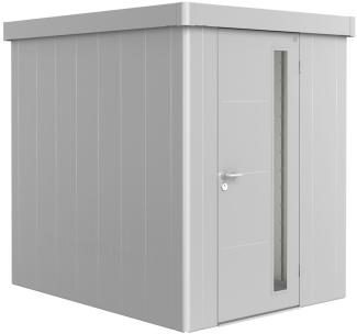 Biohort Gerätehaus Neo® 2A: 180 x 236 x 222 (b x t x h) cm silber-metallic