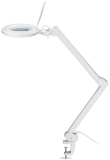Goobay Lupenlampe 10 W LED-Lupenleuchte mit Klemme, SMD LED, Tageslichtweiß, Warmweiß, 3500 K