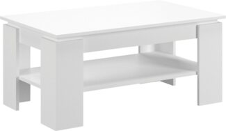 INOSIGN Couchtisch Kalmar, rechteckig, 100 x 60 cm, 1 Ablageboden, Sofatisch, Beistelltisch, Kaffetisch, Wohnzimmertisch, coffee table