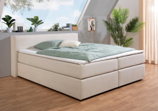 andas Boxspringbett Åby, In Cord Bezug, wahlweise mit und ohne Matrazte erhältlich