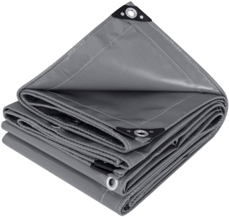 Woltu Gartenmöbel-Schutzhülle (1-St), PVC wasserdicht Schutzplane 500g/m² Bootsplane