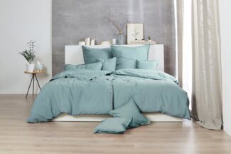 Primera Kissenbezüge Kissenbezüge »Stone Washed«, Primera (2 Stück), (2 Stück), mit Stone-Washed Optik