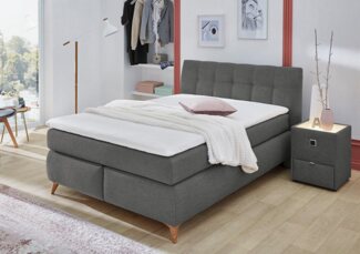 Jockenhöfer Gruppe Boxspringbett Nicola, mit Topper