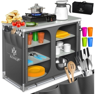 KESSER Campingschrank Campingschrank, Campingküche mit Aluminiumgestell